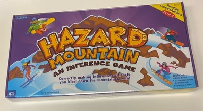 Hazard Mountain an Inference Game Reading Comprehension Level 2 Grades 4-5 NEW