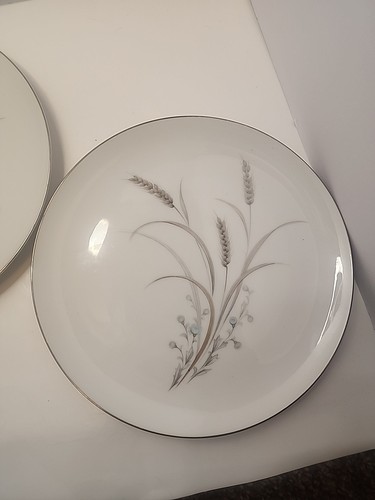 Set Of 2 Mikasa Fine China Yamato Sentinel 6150 Japan Large Dinner Plates - Picture 2 of 7