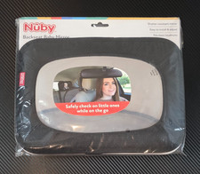 Nuby Shatterproof Backseat Baby View Mirror Fits Most Headrests