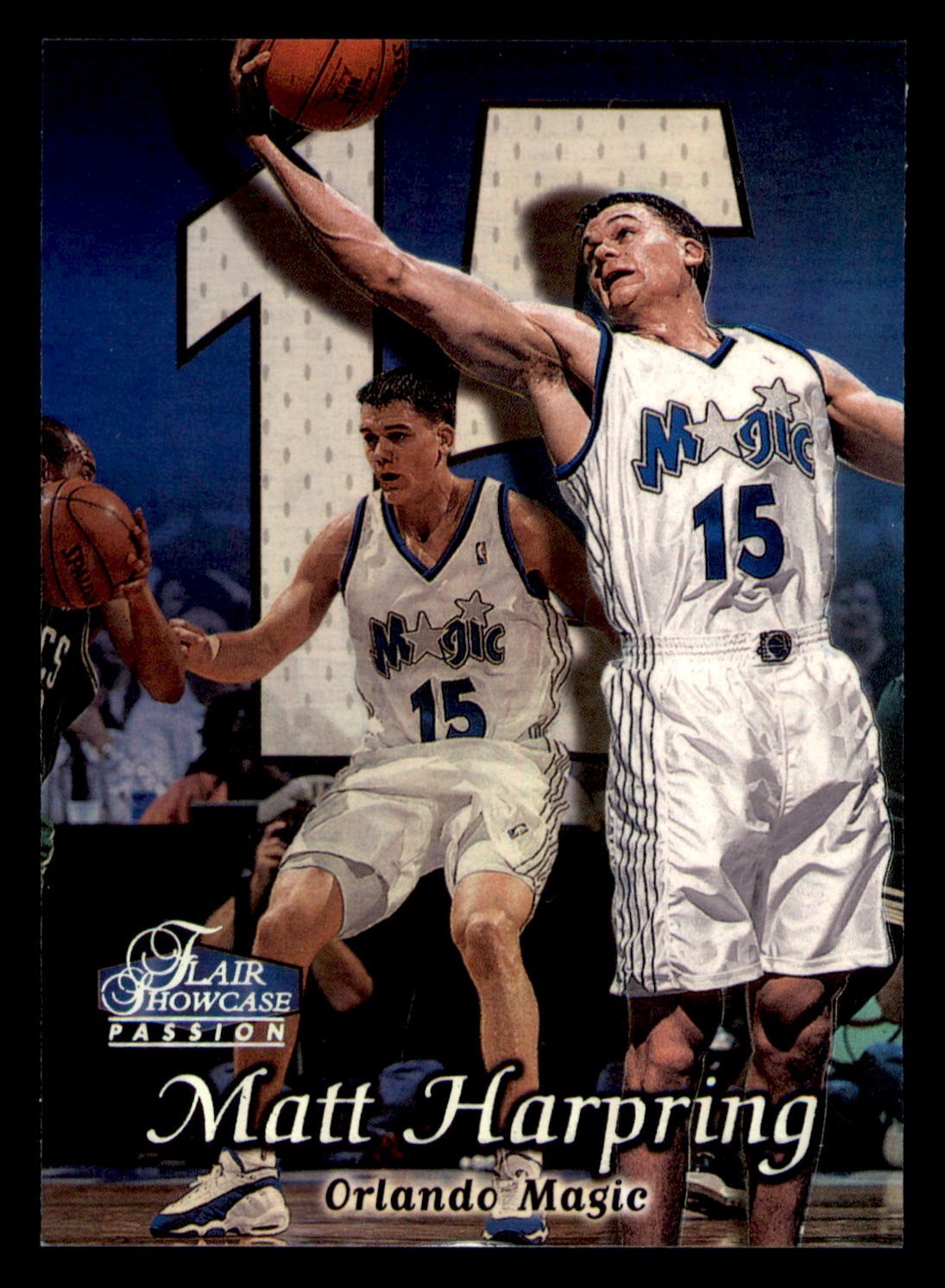 1998-99 Flair Showcase Flair Showcase Row 2 #75 Matt Harpring Magic RC