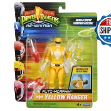 Power Rangers Re-Ignition 6 Inch Auto Morphin Figure - Yellow Ranger