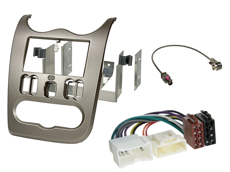 JVC USB Bluetooth 2DIN DAB MP3 Autoradio für Dacia Logan Sandero Duster ab 11 du - Bild 3 von 4