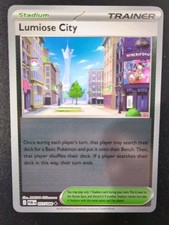 Pokemon Lumiose City 77/88 Reverse Holo Perfect Order 