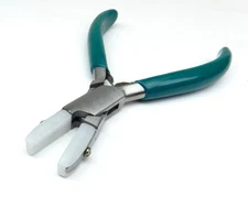 Pliers Nylon Jaw Flat Nose Jewelry Wire Working Forming & Bending Tool 5" C/O