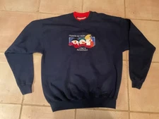 M&C Sportswear Vintage Christmas Sweatshirt  Pullover Crew Neck Women's Size L