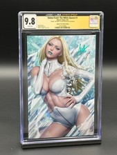 Emma Frost The White Queen #1 CGC 9.8 JSA (2025) - Signed Lau Edition