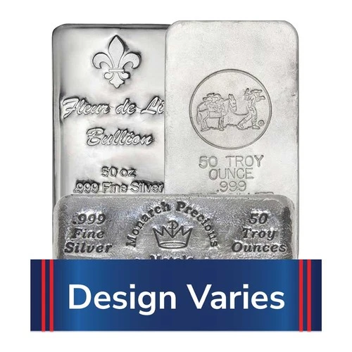 50-oz Generic Silver Bar .999 Fine Secondary Market