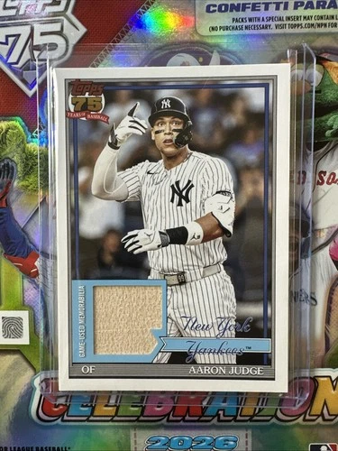2026 Topps series 1 Aaron Judge 1991 Topps Baseball Relic Card - 91R-AJ
