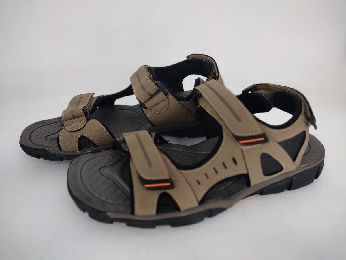 Croft & barrow Brown Leather Sandals with Adjustable Straps men sz 10 Croft & Barrow Brown Sandals for Men | Mercari main image 4