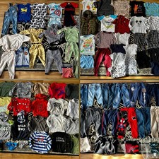 Job lot Bundle Boys Jumper Top Shirt Vest Coat Pants Vest 18-24 Month - 87 item