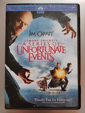 Lemony Snicket's A Series Of Unfortunate Events DVD/Full Screen/R1/VG Preowned
