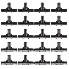 20PCS Poly PEX B Barb Crimp Fittings 1" x 1" x 1" TEE PPSU F2159