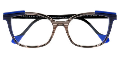 400  Eyeglasses Face à Face Shift 2 Black Optical Frame Clear Lenses