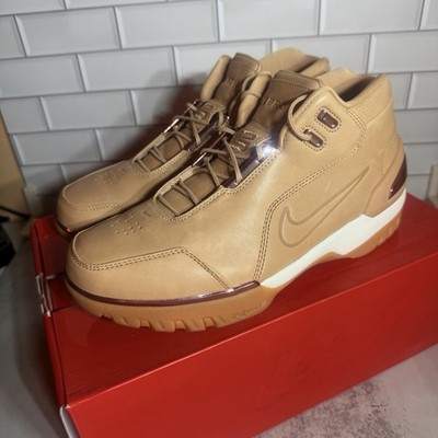 Nike Air Zoom Generation Vachetta Tan Wheat Sneakers, Size 9 308214-200