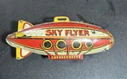Vintage Louis Marx & Co. Sky Flyer tin litho zeppelin blimp. Blimp Only