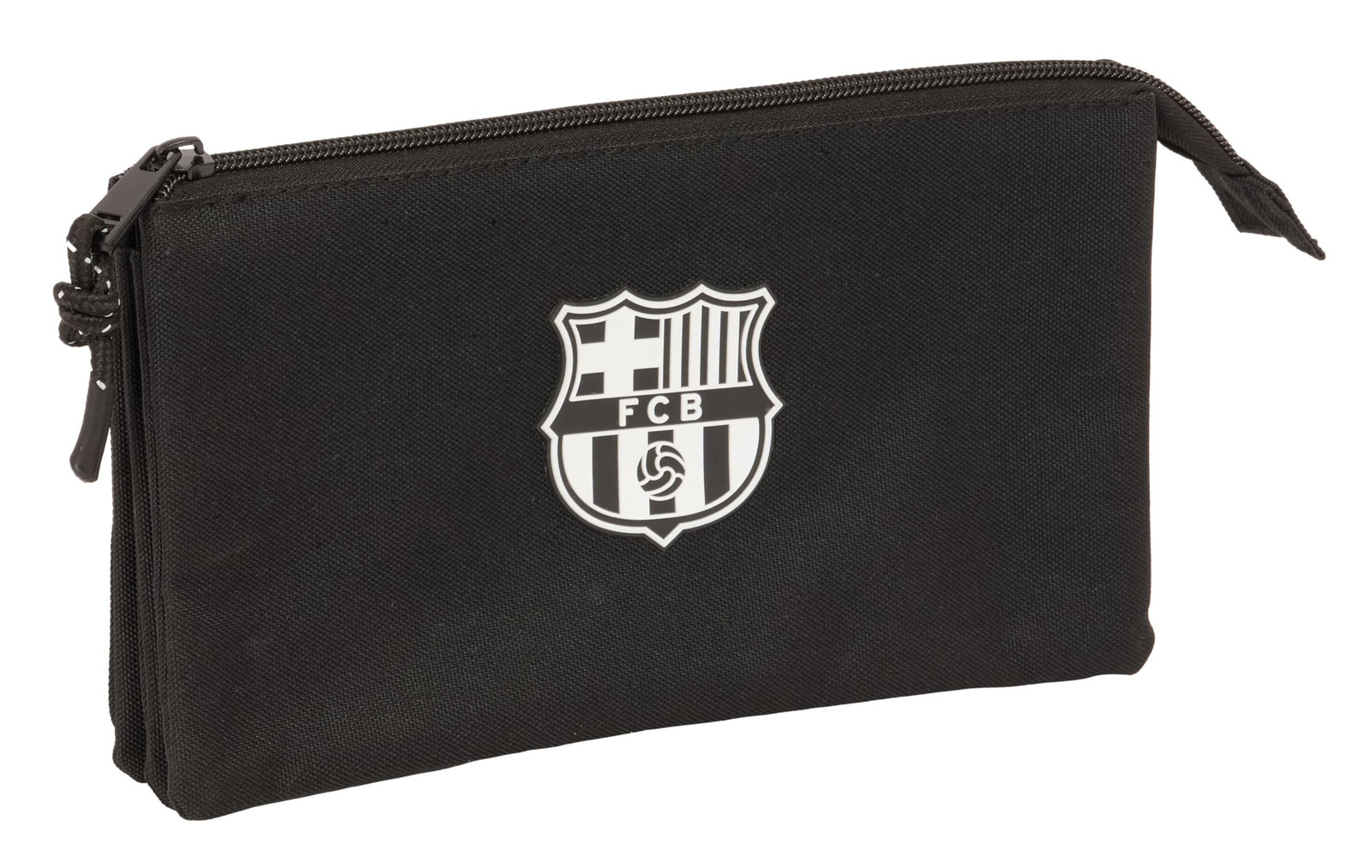 Triple Carry-All F.C. Barcelona Black 22 X 12 X 3 Cm NUOVO