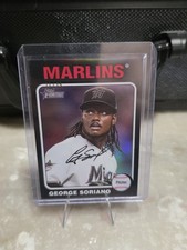 2024 Topps Heritage High Number - George Soriano #133 Chrome Black Border /75