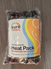 Brand New Sure Thermal Tartan Red/Black/White Heat/Cold Pack