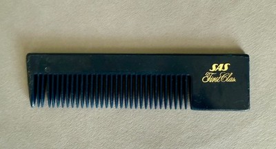 SAS Scandavian Airline First Class Plastic Hair Comb FREE SHIPPING