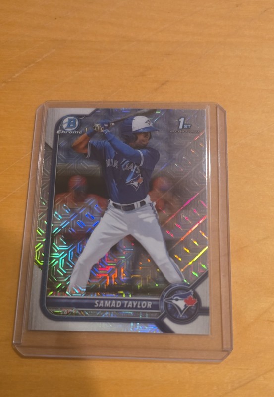 2022 Bowman - Chrome Prospects Samad Taylor #BCP-92 Mojo Refractor (RC)