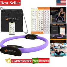 Durable 13" Pilates Ring - Comfort Grip Magic Circle for Women  s Workouts