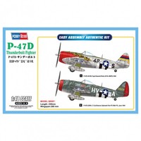 Hobby Boss - P-47D Thunderbolt Fighter - Easy Assembly Kit - 1:48 - 40 Teile