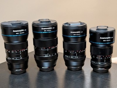 SIRUI F1.8 1.33x M4/3 manual focus Anamorphic Lens - 24mm+35mm+50mm+75mm / MFT.