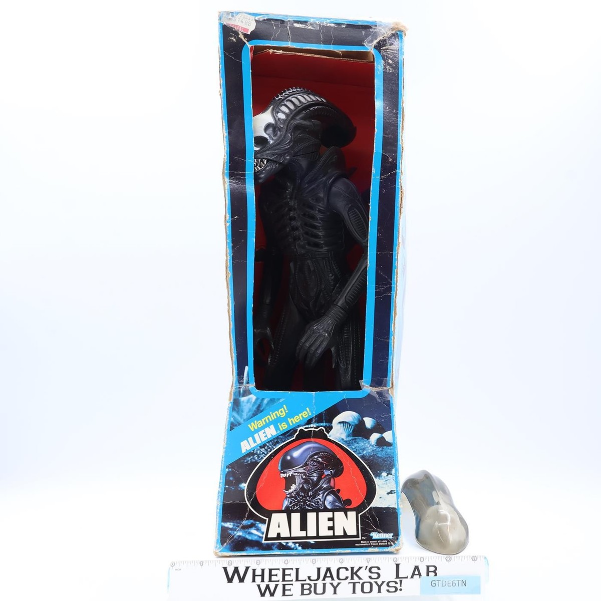 Big Chap Xenomorph 100% Complete W/Box Aliens 1979 Kenner 18