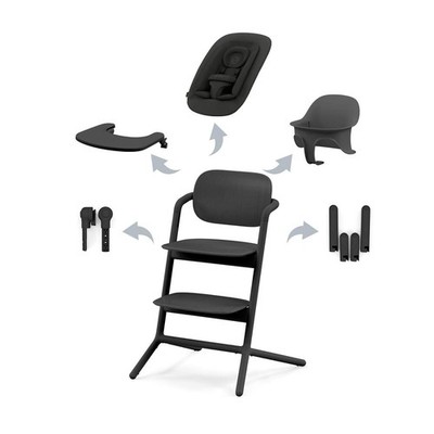 Cybex Lemo 4in1 Hochstuhl Set Stunning Black