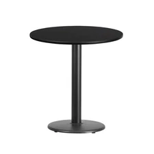 Flash Furniture 24Rd Laminate Table-Rd Base In Black