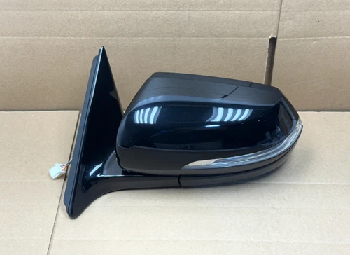 2015 2016 Hyundai Genesis Sedan Driver Left Side Mirror Black PO40 OEM