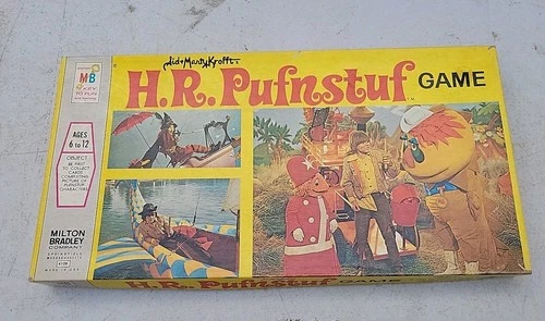 Vintage 1971 H.R Pufnstuf Game by Milton Bradley 100% Complete MB