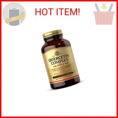 Solgar Quercetin Complex with EsterC Plus Vegetable Capsules Supports Immune Hea