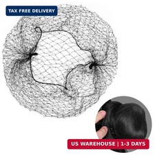 100pcs 20inch Hair Nets Invisible Elastic Edge Mesh Hairnets Nylon Wig Nets for