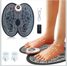 EMS Foot Massager for Neuropathy with Remote Control for Circulation Pain Relief