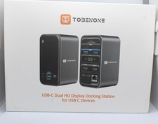 TobenONE USB C Laptop Docking Station Dual Monitor, 15-in-1 USB C Dock with Dual