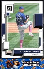 Shane McClanahan 2022 Donruss #124 Tampa Bay Rays Baseball