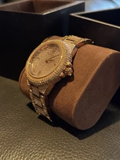 Michael Kors MK5862 Camille Glitz Rose Gold Pave Crystal Round Women's Watch