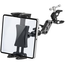 BAISHUN Tablet Mount for Spin Bike Treadmill, iPad 4.7-12.9 inches, Black
