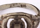 German 835 sterling silver WW1 Ring war period WWI Germany Battlefield artifact — photo 9