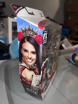 WWE Zelina Vega Elite Collection Action Figure, 6-in/15.24-cm Posable Collectible