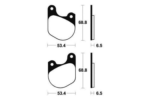 Disco De Freno Delantero TRW Harley Davidson FXD Dyna Super Glide 1450 1999 2006