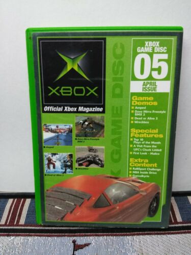 APRIL 2002 Official Xbox Magazine Demo Disc #5 AMPED / DOA3 - RARE SLEEVE/CASE - Picture 2 of 4