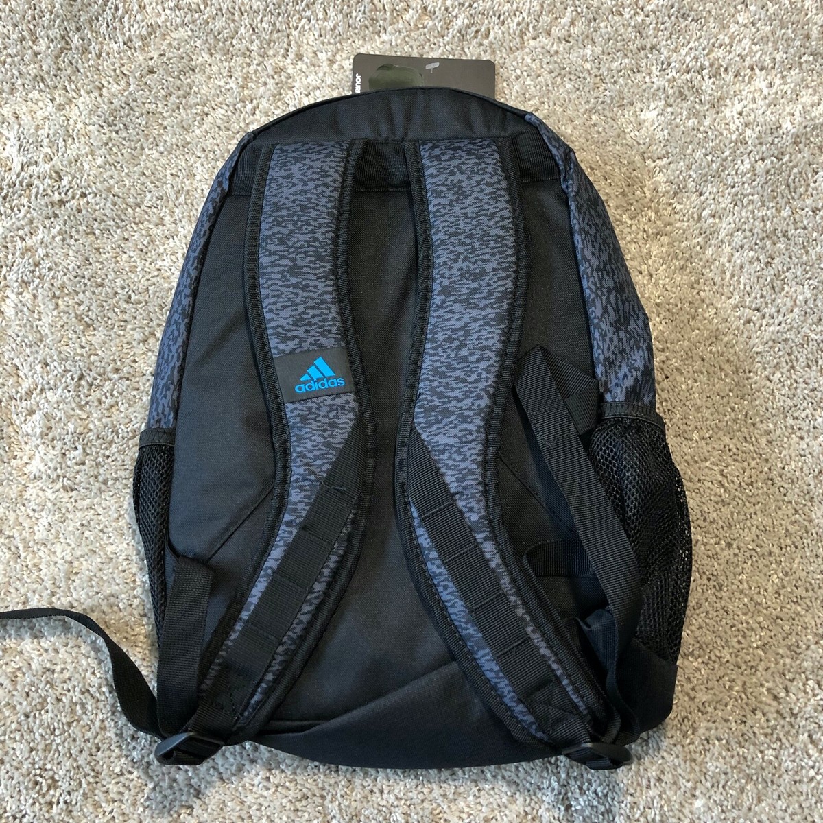 ADIDAS DELUXE BLUE GRAY JOURNAL MEDIUM Backpack SCHOOL BAG LARGE CAPACITY |  eBay