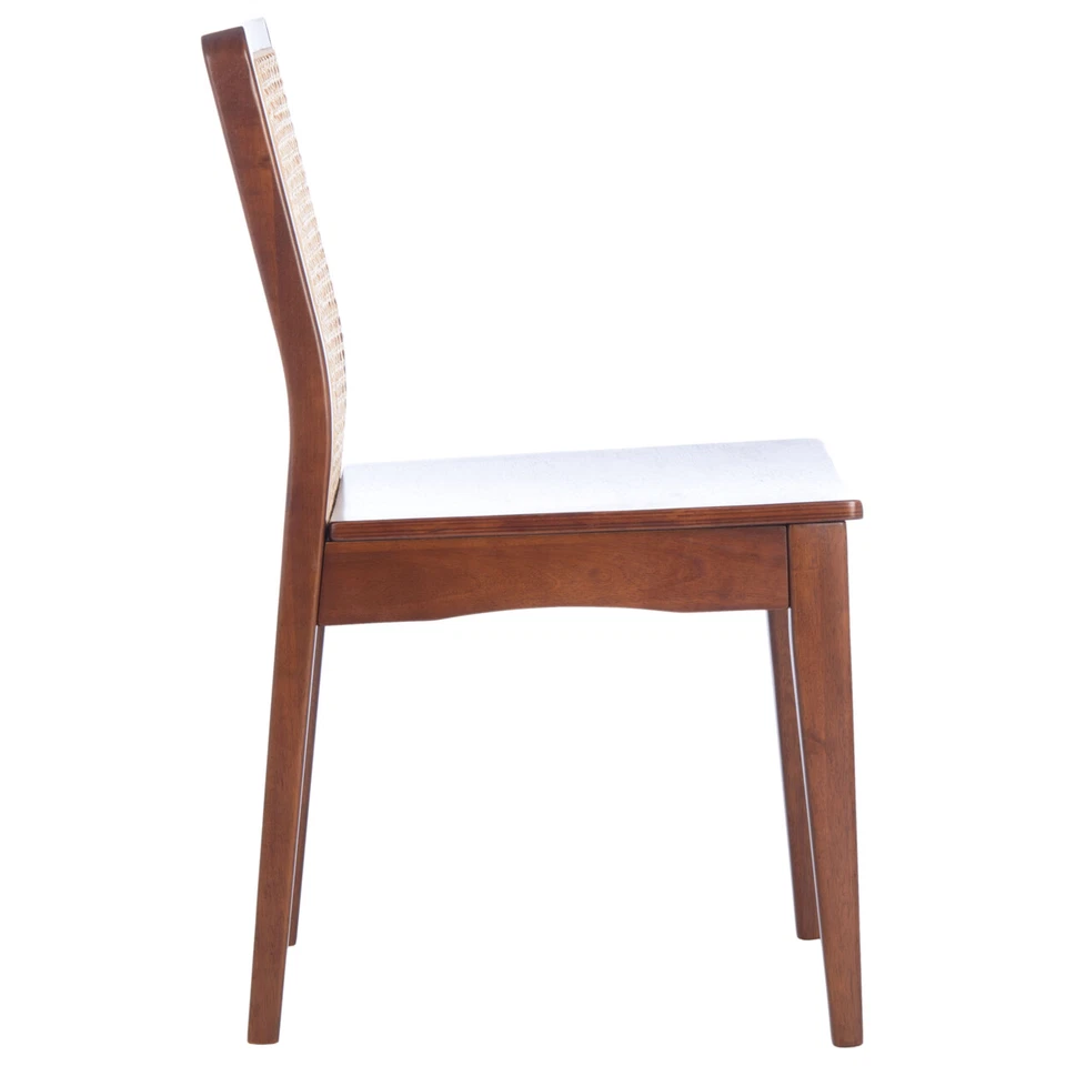 Juego de 2 sillas de comedor de ratán SAFAVIEH Benicio | marrón oscuro/natural | Foto 4 de 4