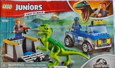 Cataract beundring tilpasningsevne LEGO Juniors Jurassic World 10757 Raptor Rescue Truck with instructions |  eBay