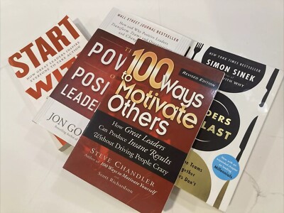 Leadership Books (4): Start With Why, Leaders Eat Last, 100 Ways To Motivate 