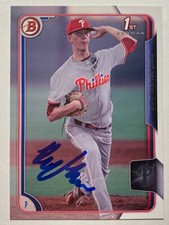 Bailey Falter Signed Bowman #3 2015 Card Philadelphia Phillies Auto MLB RAD