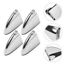 4PCS Glass Shelf Mounting Brackets Adjustable Glass Clip Glass Bracket Flat Back