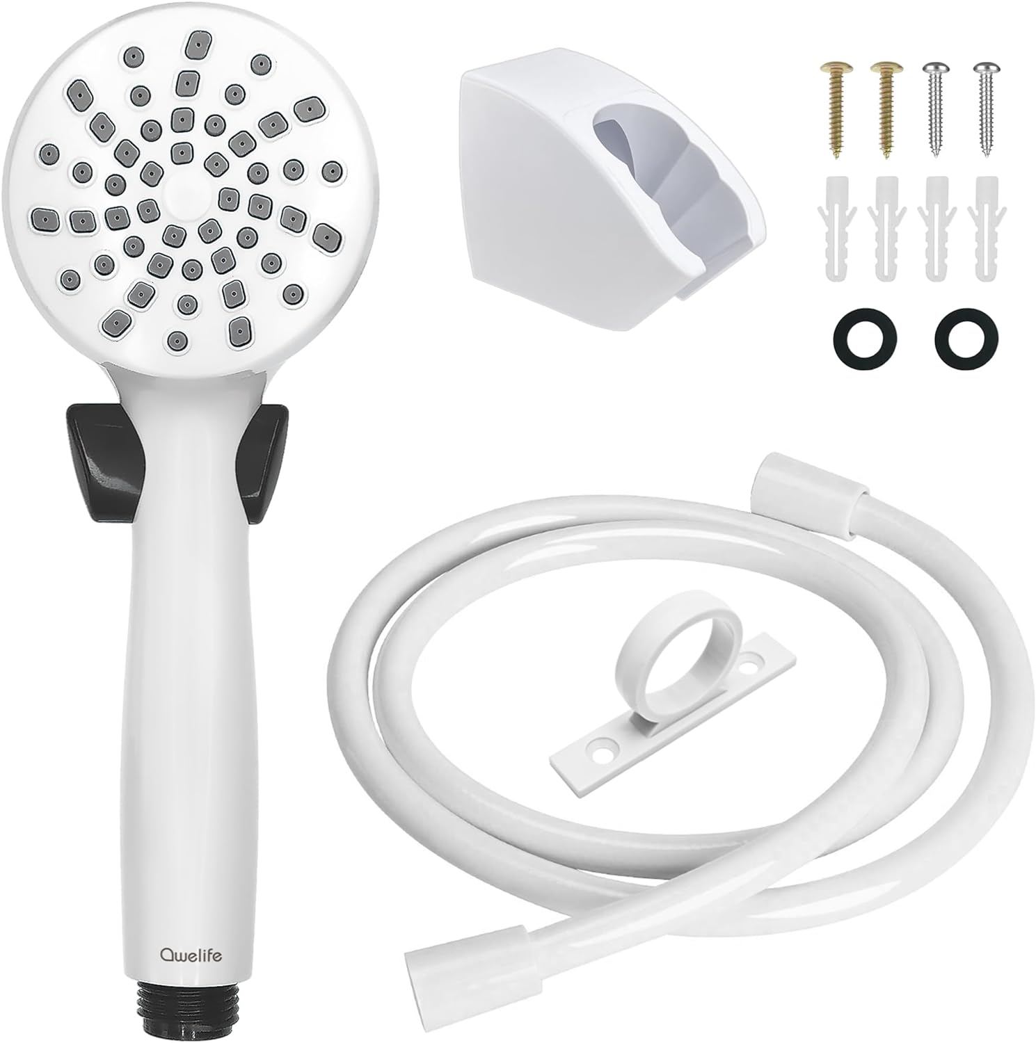 RV Shower Head with Hose and on off Switch (Trickle), Water Saving High Pressure